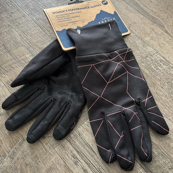 Arctic Barrier Touchscreen compatible gloves, reflective trim,nonslip palm - Picture 1 of 5